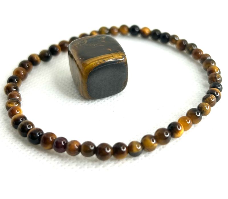 Pulsera piedra natural ojo de tigre