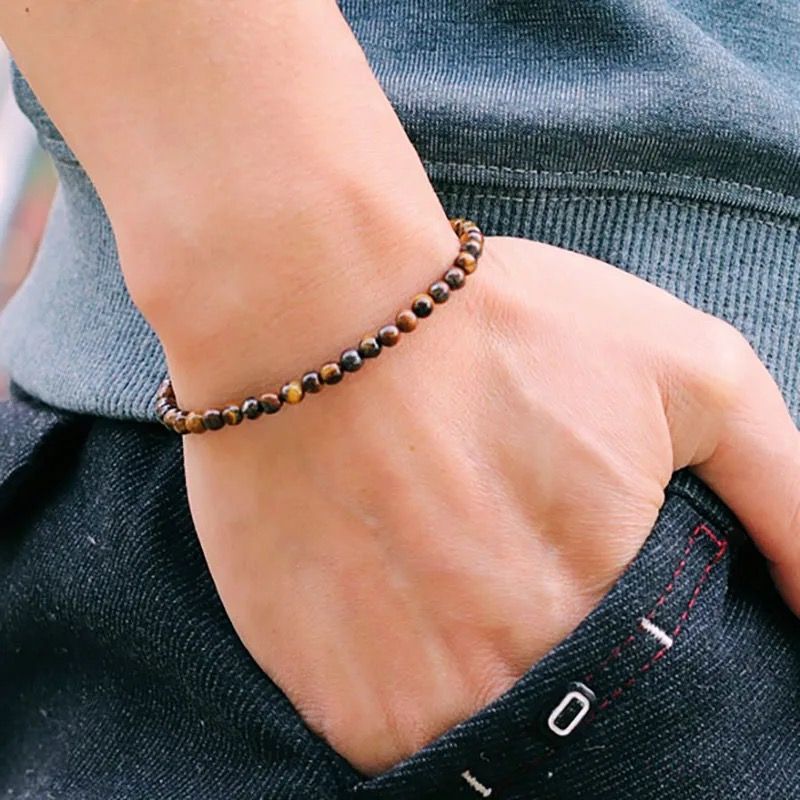 pulsera piedra ojo de tigre