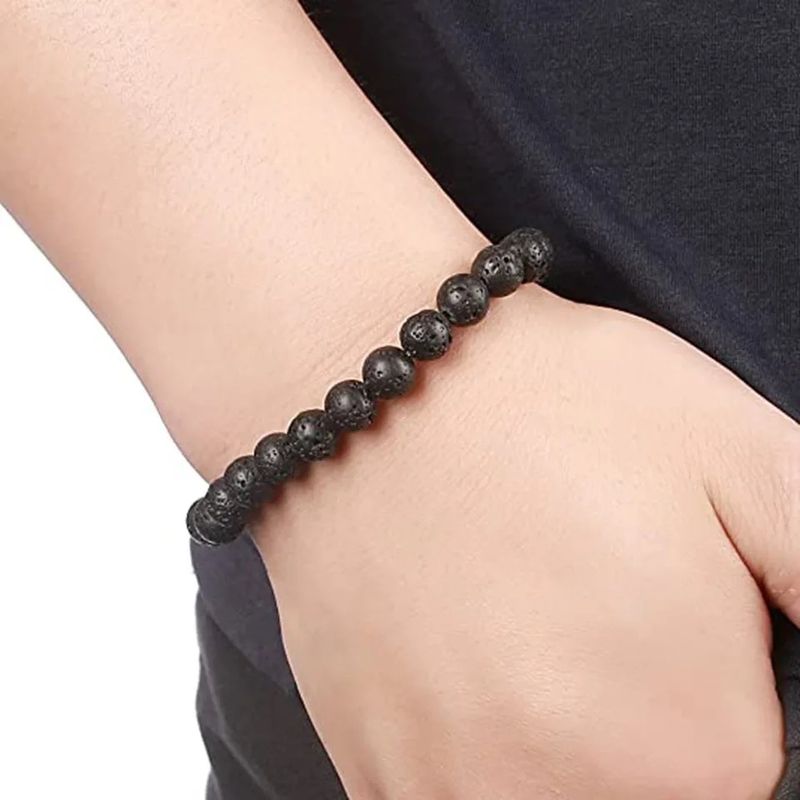 pulsera piedra lava