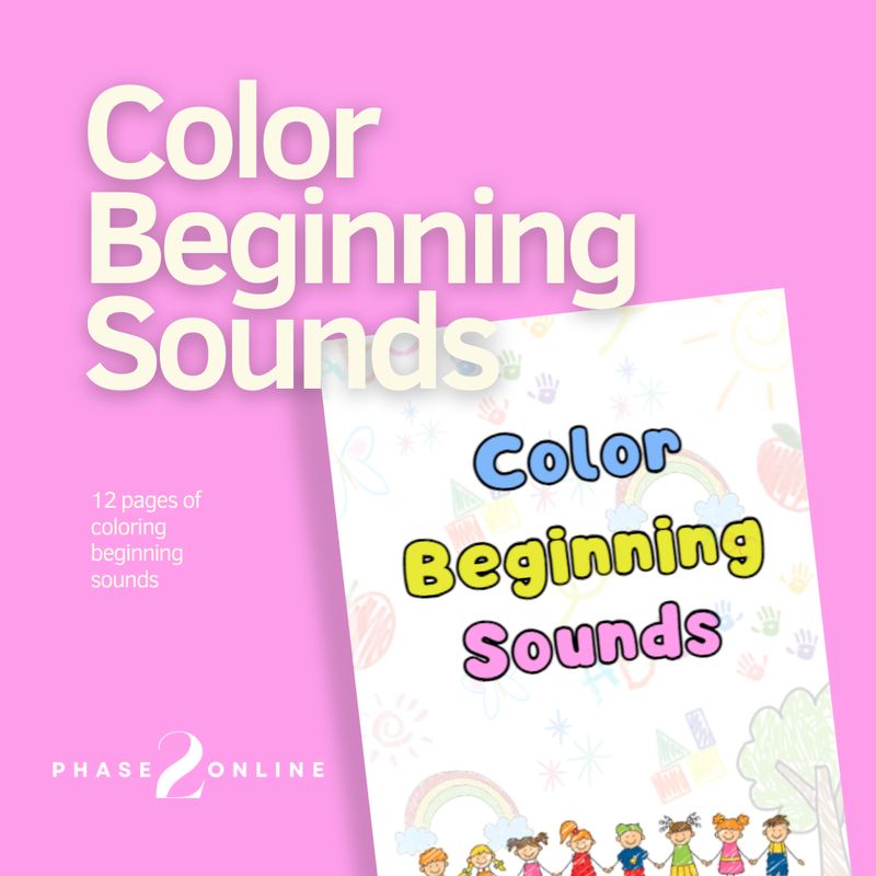 Color the beginning sound
