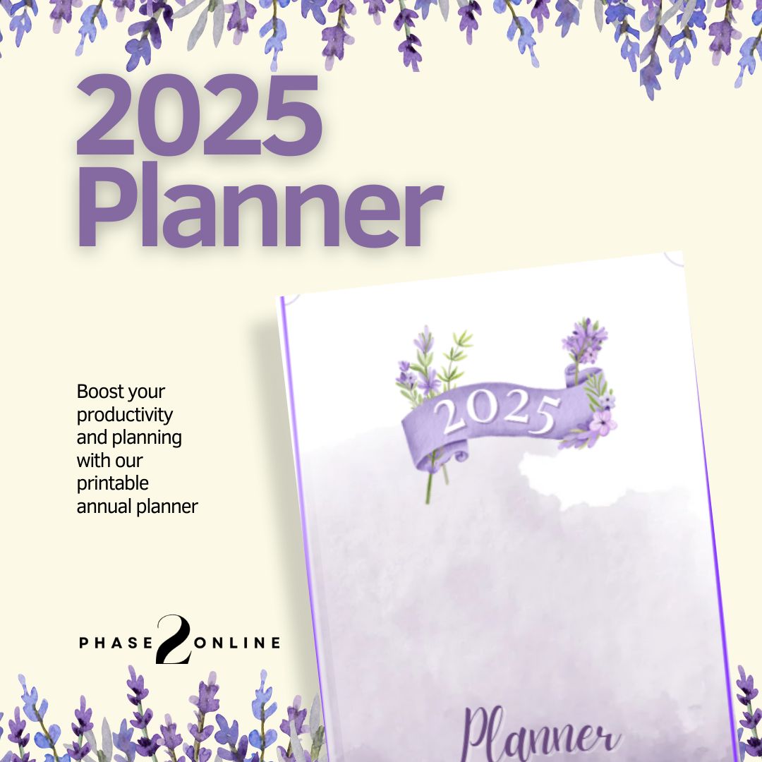 2025 Planner - Lavender (English)