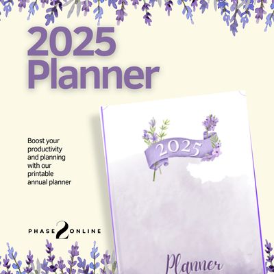 2025 Planner - Lavender (English)