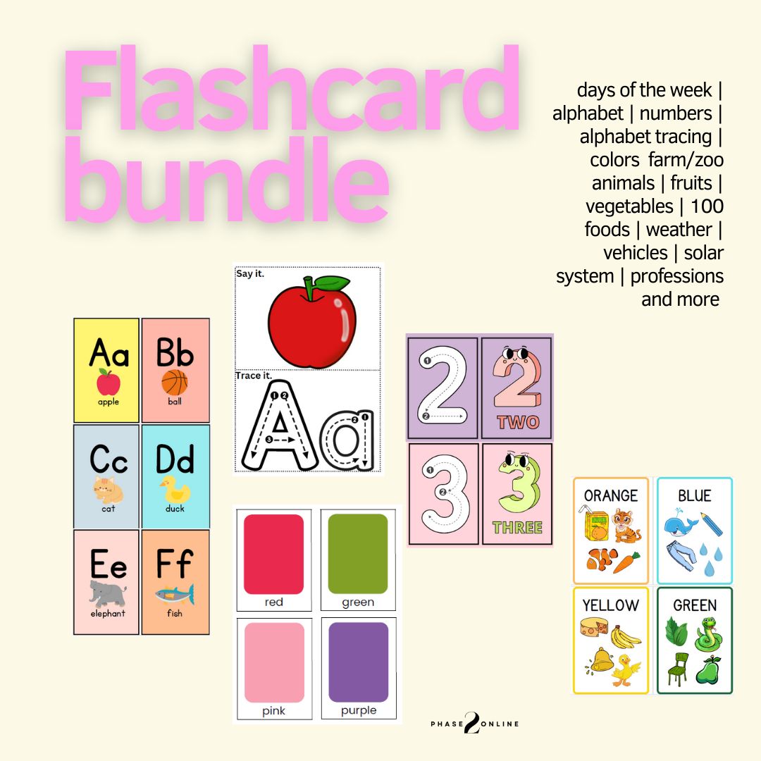 Flashcard Bundle - 22 sets of cards