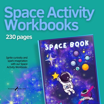 Space Adventure Workbook - 230 pages