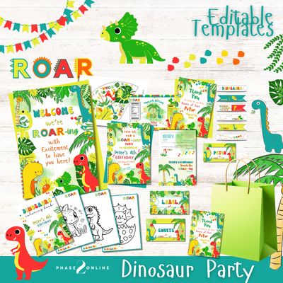 Dinosaur Themed Party Package