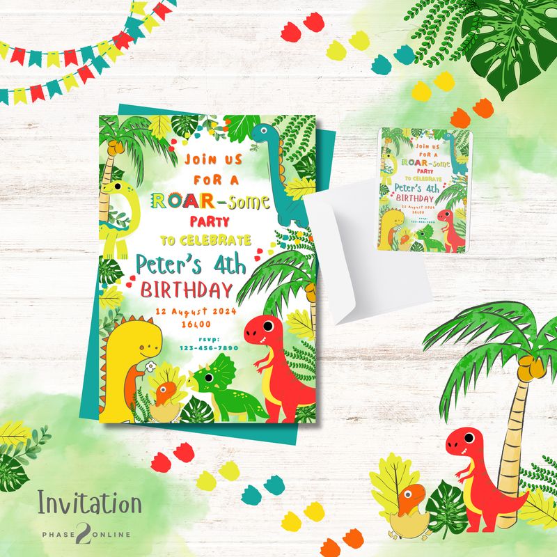 Dinosaur Themed Party Package