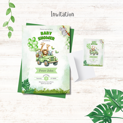 Safari Babyshower Bundle