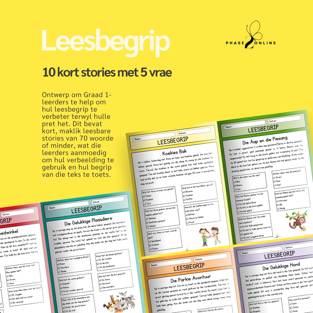 10 Kort Stories Graad 1