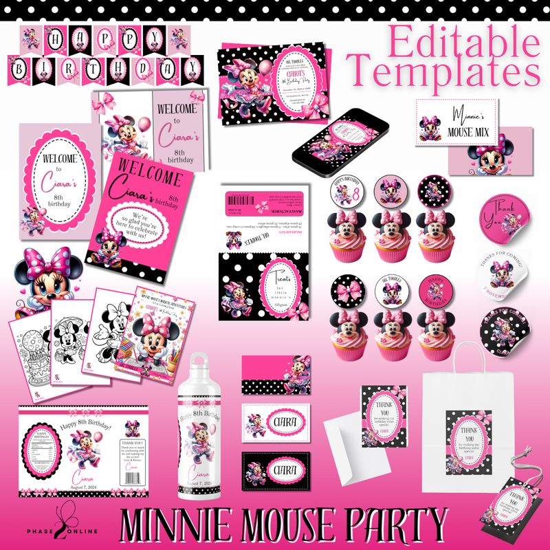 Minnie Mouse Party Package