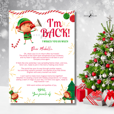 Elf Letter - I'm Back &amp; Goodbye
