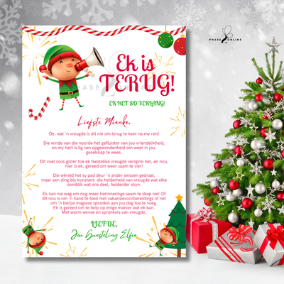 Elfie Brief - Ek is terug - Totsiens - AFRIKAANS