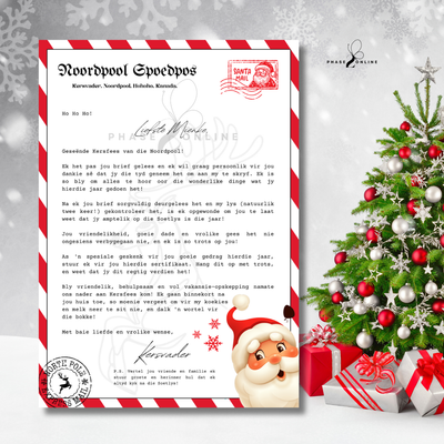 Letter FROM Santa - Brief VAN Kersvader