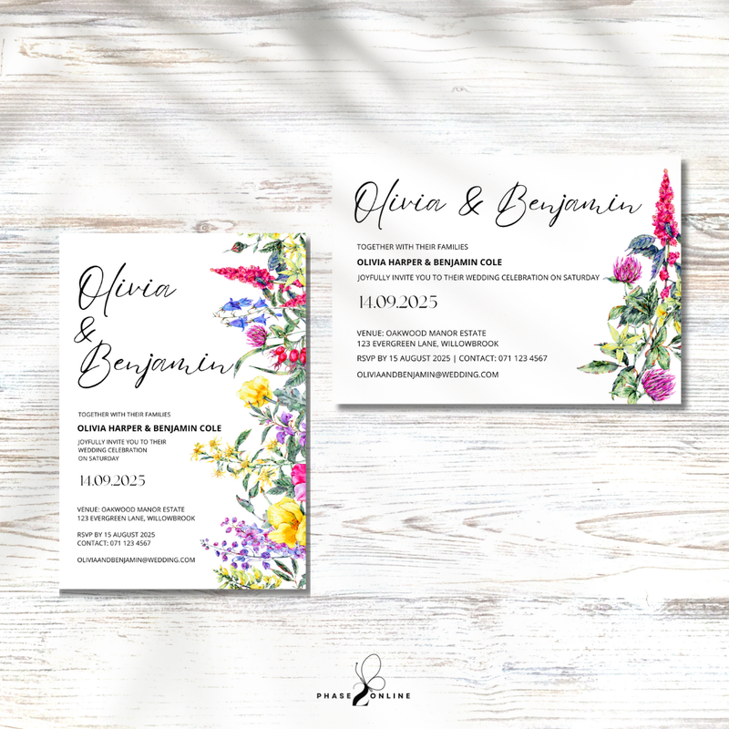Complete Wildflower Wedding Bundle