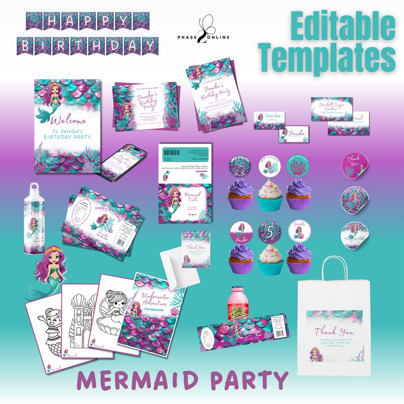 Mermaid Kiddies Party