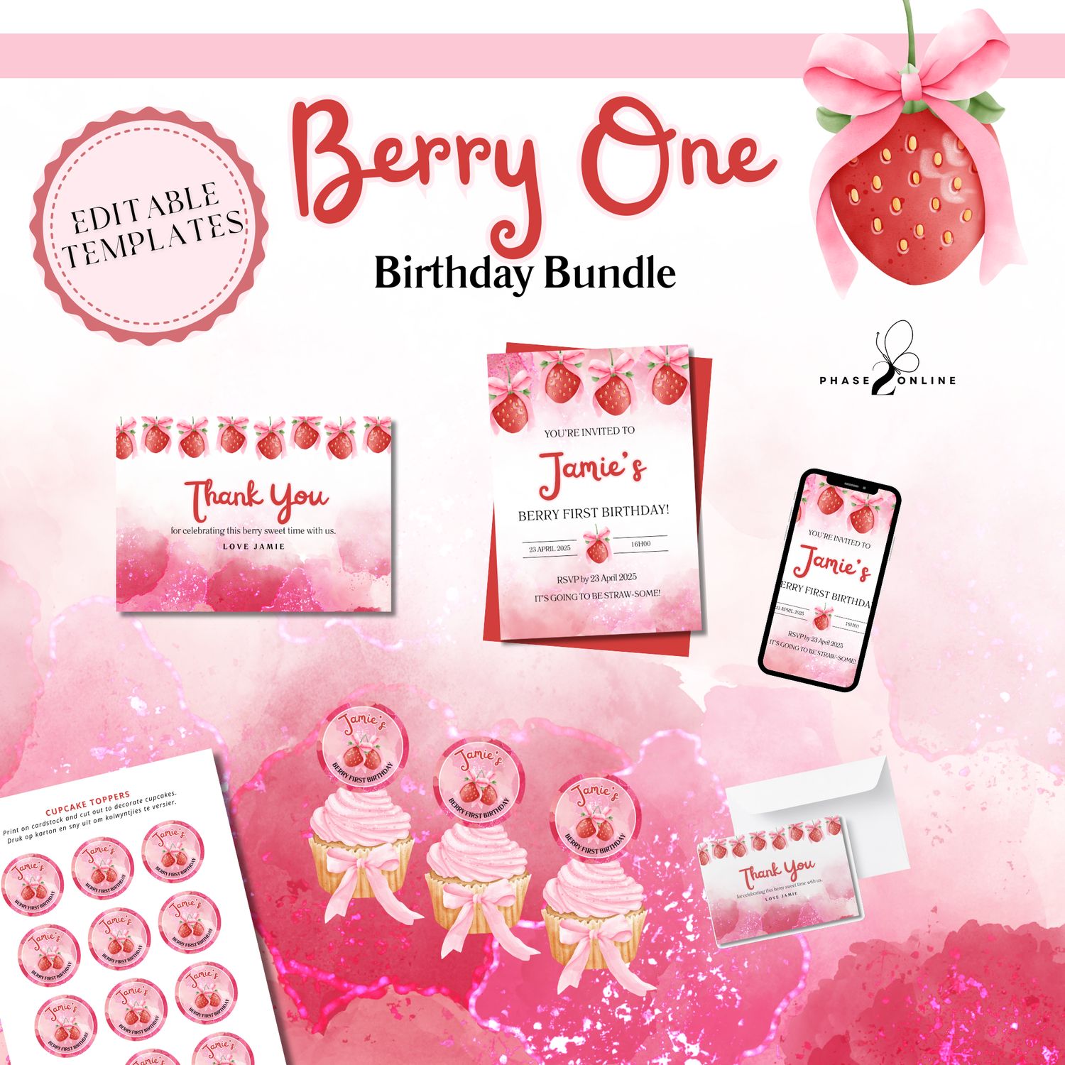 Berry First Birthday Bundle