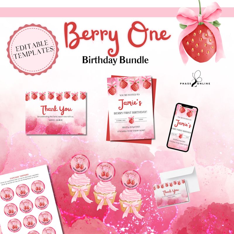 Berry First Birthday Bundle