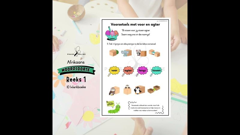 Voorsetsels Werkboek