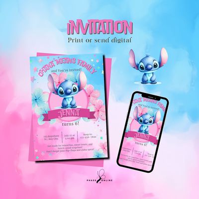 Stitch Birthday Party Package