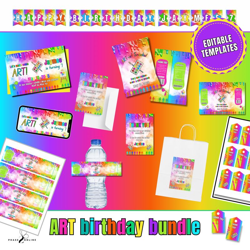 ART Birthday Party Package