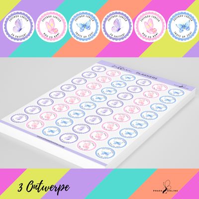 Persoonlike Juffrou Plakkers | Personalised Teacher Stickers 12