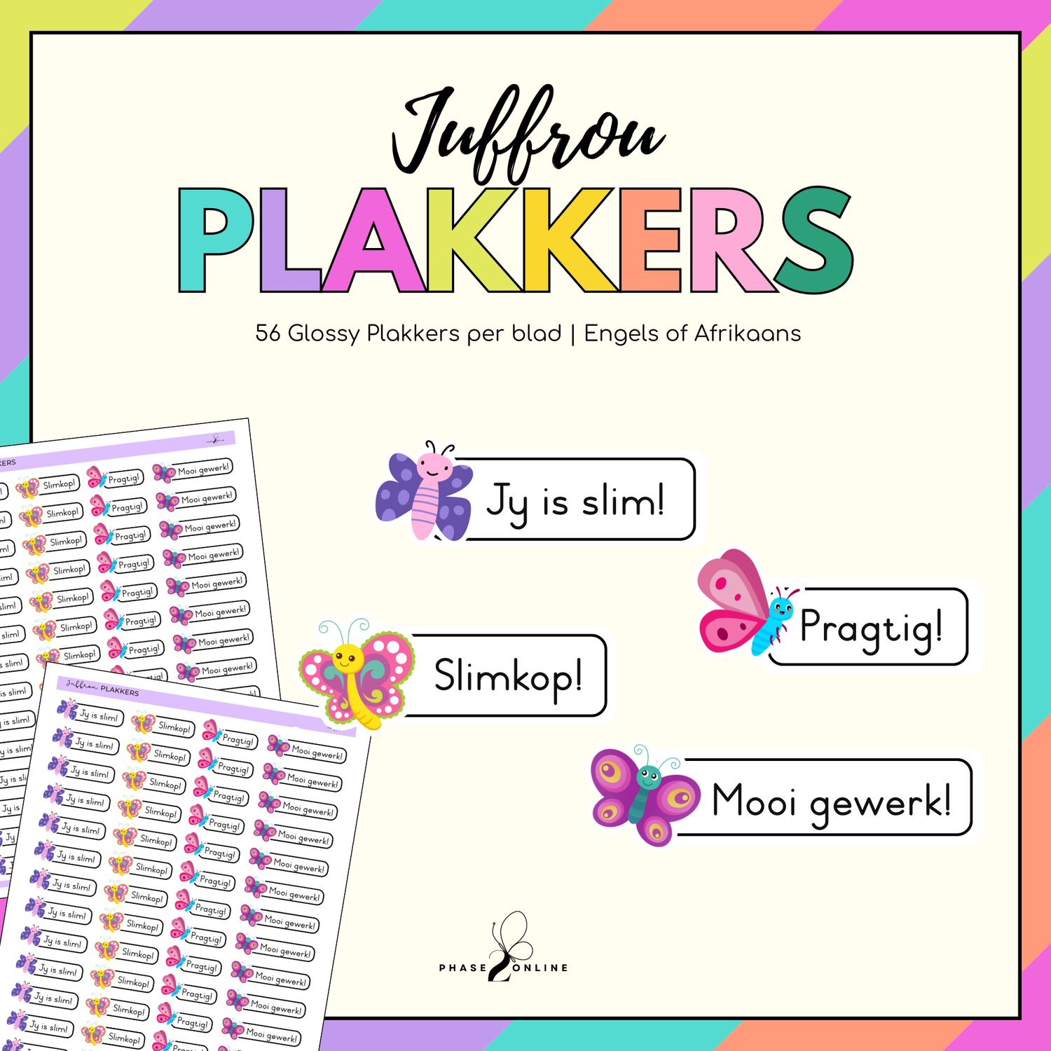Juffrou Plakkers | Teacher Stickers 13