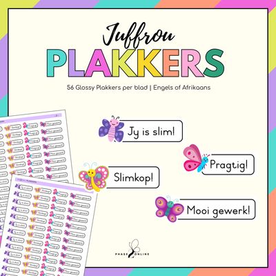 Juffrou Plakkers | Teacher Stickers 13