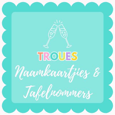 Naamkaartjies &amp; Tafelnommers