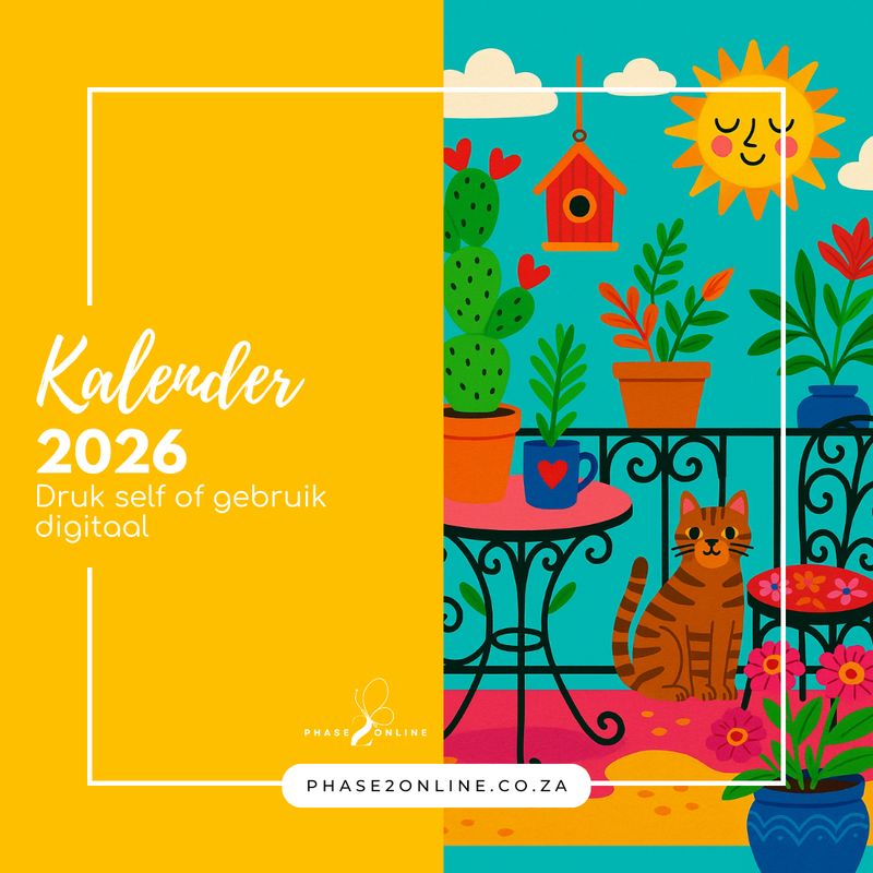 2026 Kleurvolle Jaarbeplanner Kalender