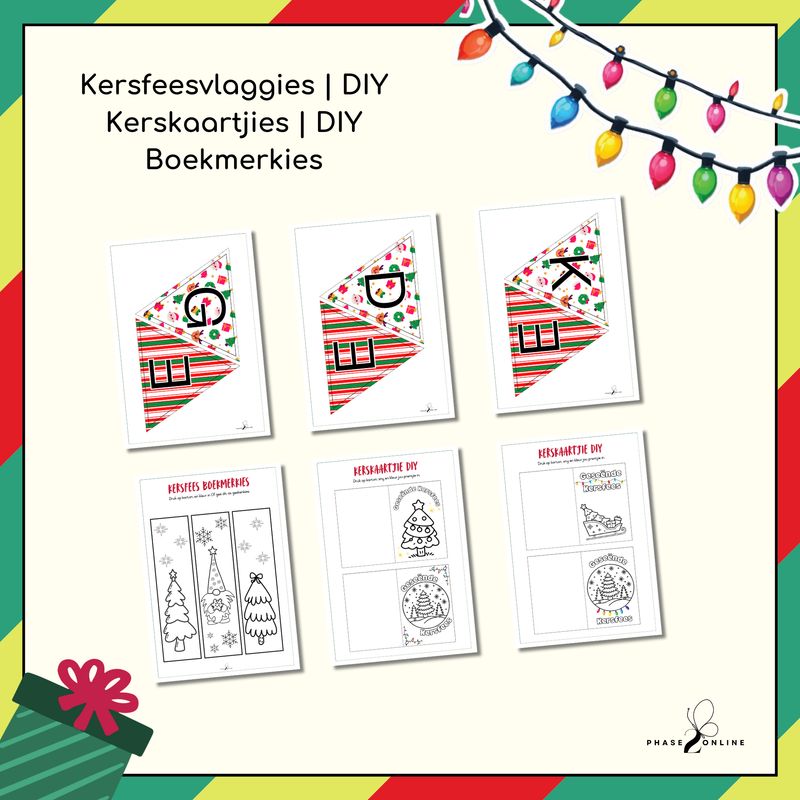 Kersfees Aktiwiteitsboek vir Kinders | 85+ Bladsye | Drukbare A4 PDF