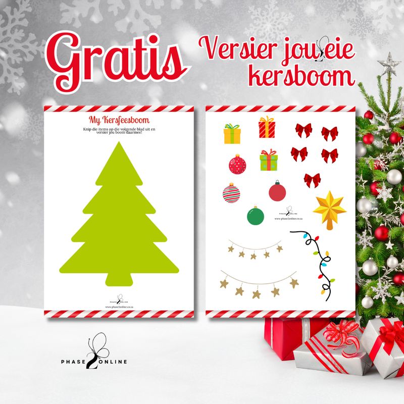 Versier jou eie kersboom - GRATIS ITEM