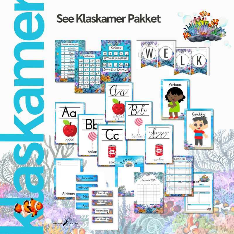 Onder die See KLASKAMER PAKKET