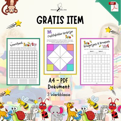 3 Werkblaaie Gratis Pret