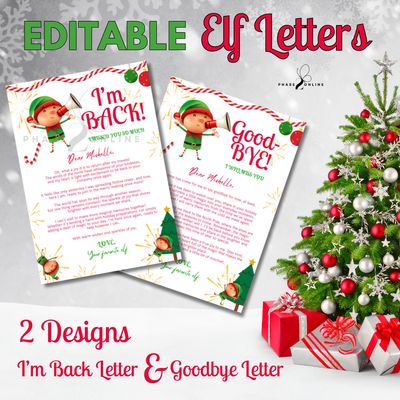 Elf Letter - I'm Back &amp; Goodbye