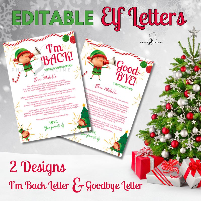 Elf Letter - I'm Back &amp; Goodbye