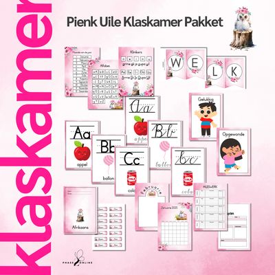 Pienk Uile KLASKAMER PAKKET
