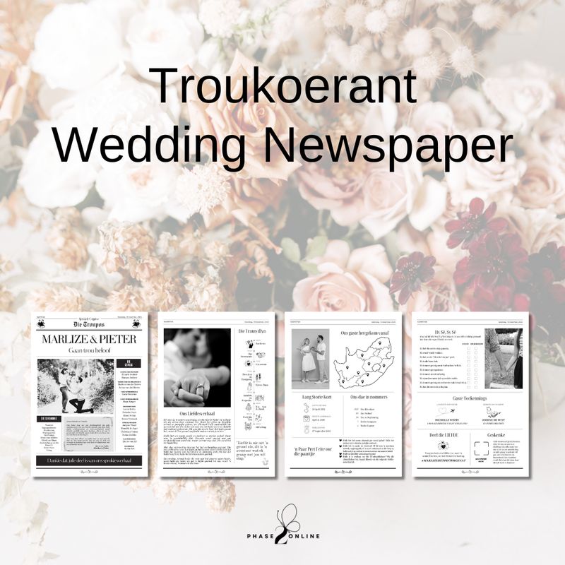 Wedding Newspaper Template