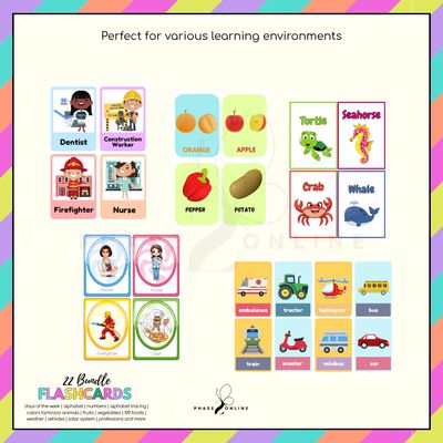 Flashcard Bundle - 22 sets of cards