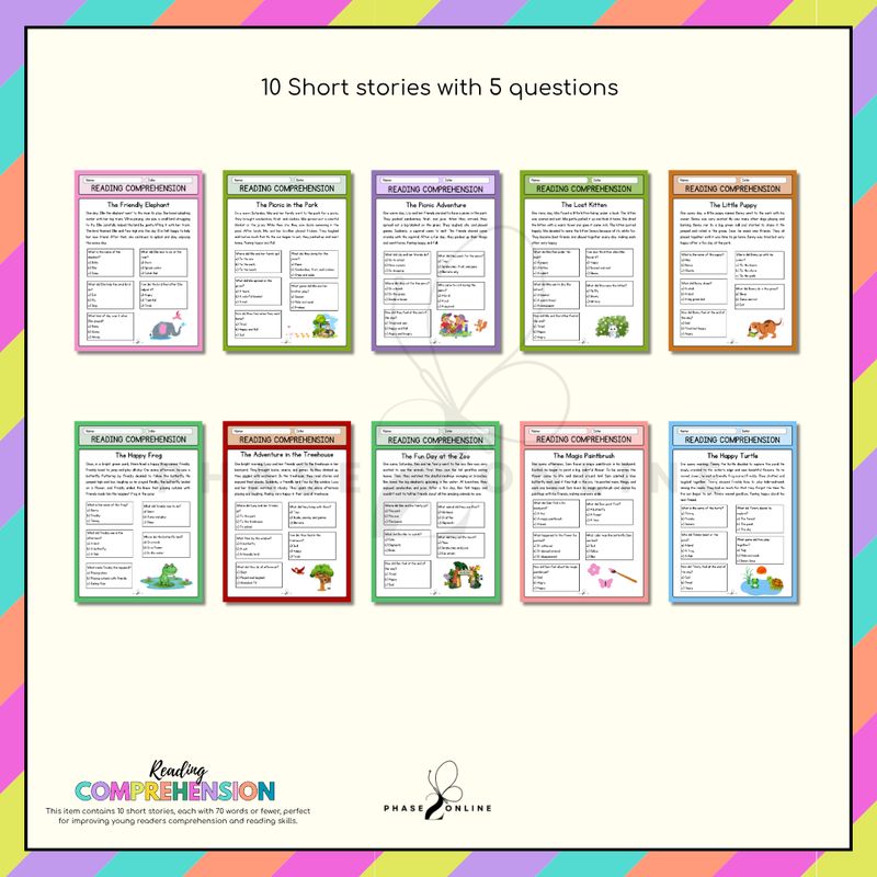10 Short Stories Grade 1