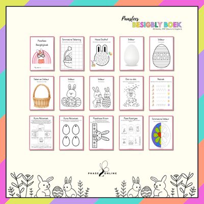 Paasfees Besigblyboek - PDF 38 bladsye (Seuns &amp; Dogters)