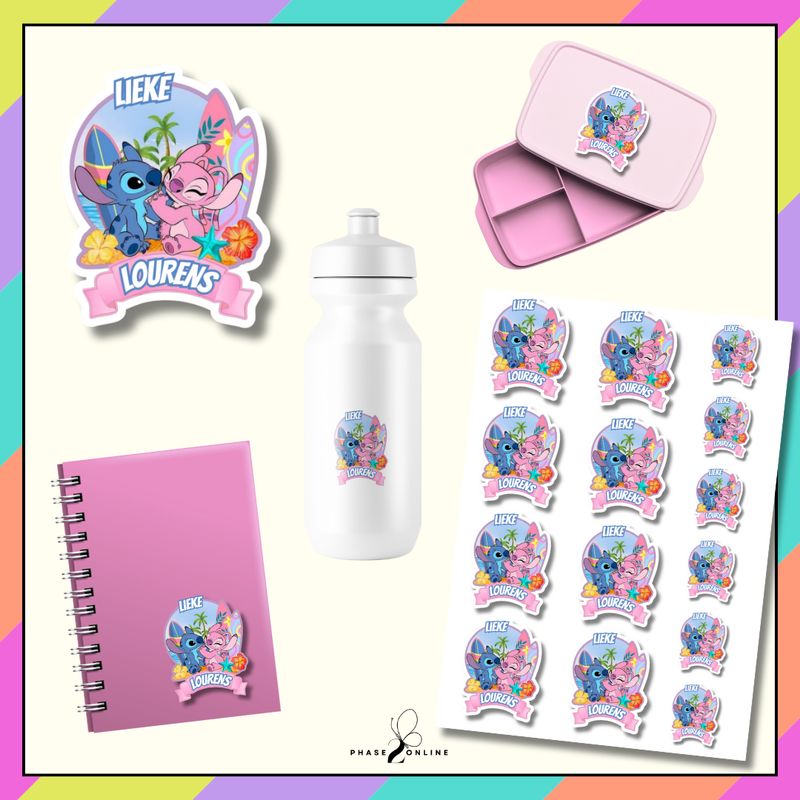 Waterbestande Naamplakkers - STITCH