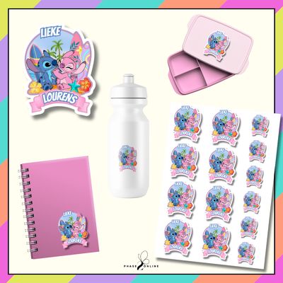 Waterbestande Naamplakkers - STITCH