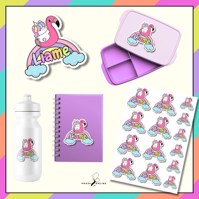 Waterbestande Naamplakkers - UNICORN