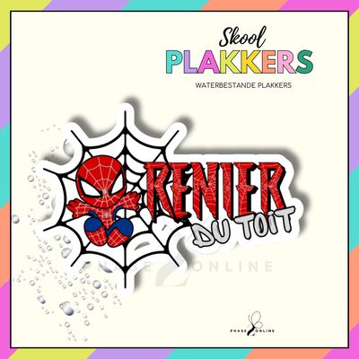 Waterbestande Naamplakkers - SPIDERMAN