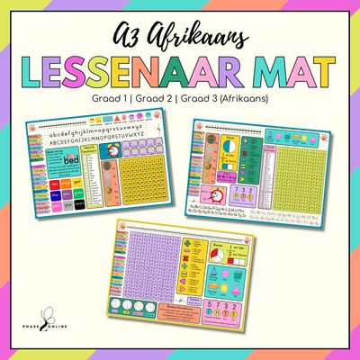 A3 Lessenaar Mat - Graad 2 (Afrikaans) A3 Lessenaar Mat - Graad 2 (Afrikaans)