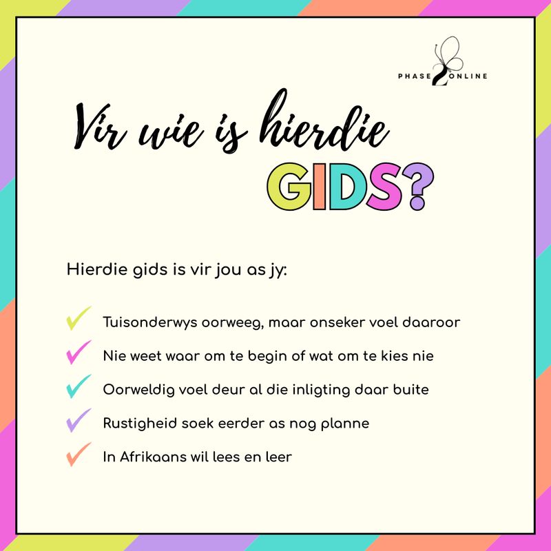 Ons oorweeg tuisskool Die begin-gids vir Suid-Afrikaanse mammas