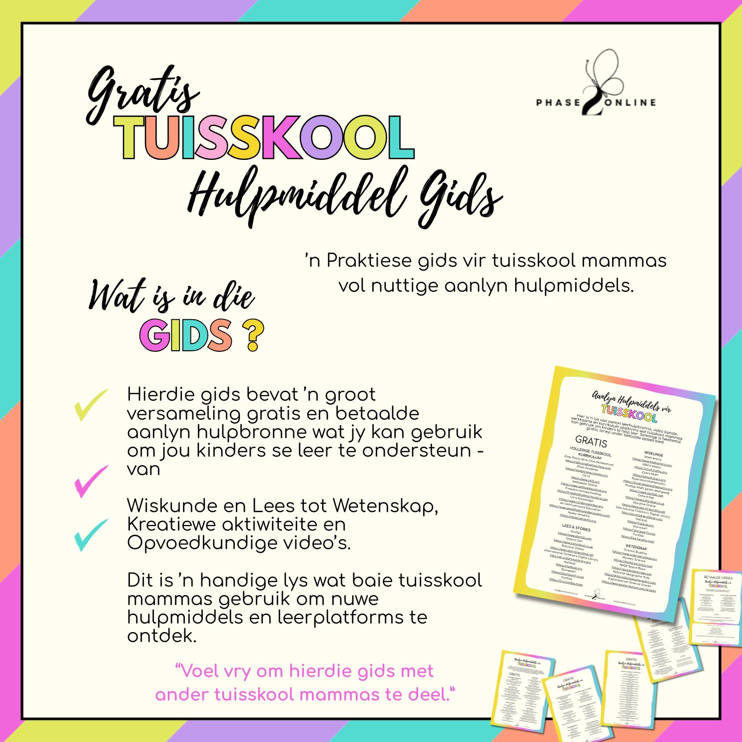 Gratis Tuisskool Hulpmiddel Gids