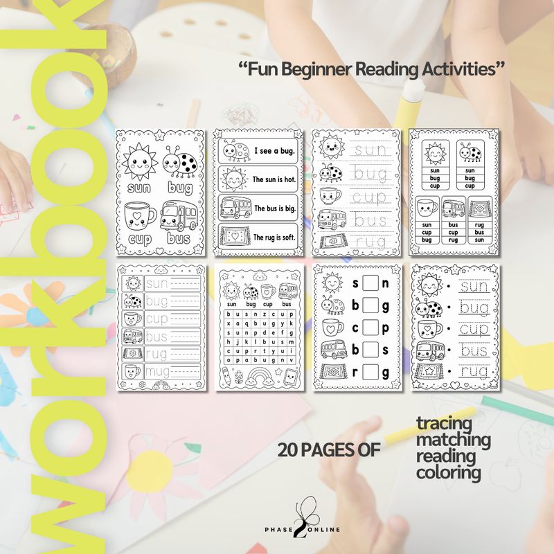 CVC Words - Short U | Workbook