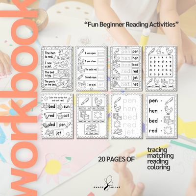 CVC Words - Short E | Workbook