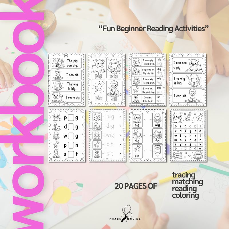 CVC Words - Short I | Workbook