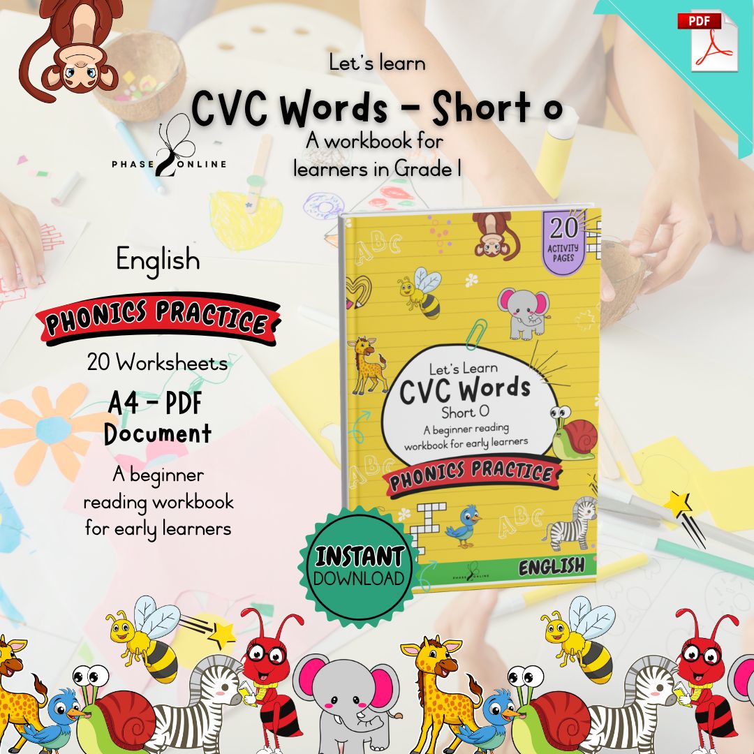 CVC Words - Short O | Workbook